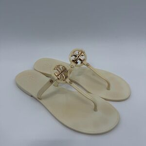 Tory Burch Mini Miller Jelly Sandal White